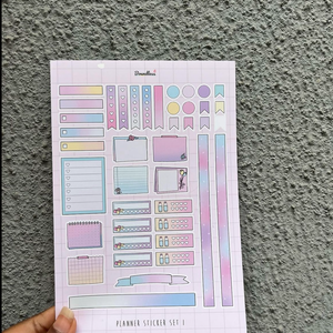 Aesthetic Matte Sticker Sheets