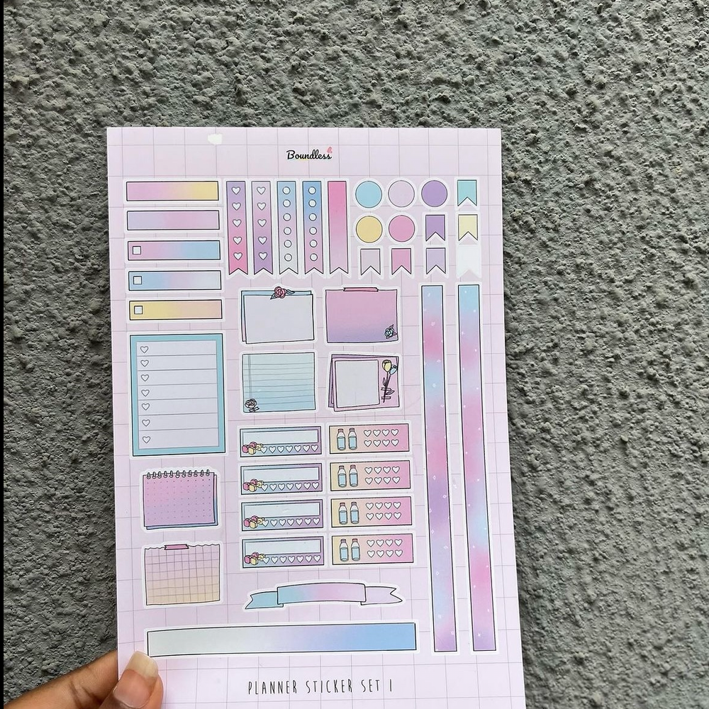 Aesthetic Matte Sticker Sheets