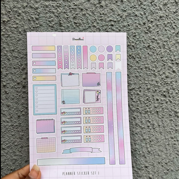 Aesthetic Matte Sticker Sheets